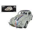 Hot Wheels Hot wheels BCJ94 1963 Volkswagen Beetle The Love Bug Herbie No.53 Elite Edition 1-18 Diecast Car Model BCJ94